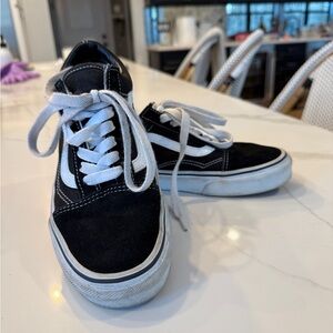 Vans Classic Black and White Shoes